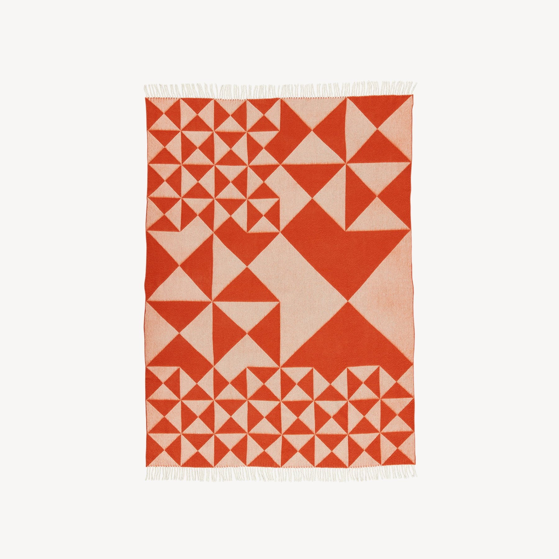 MIRROR THROW ORANGE 毯子