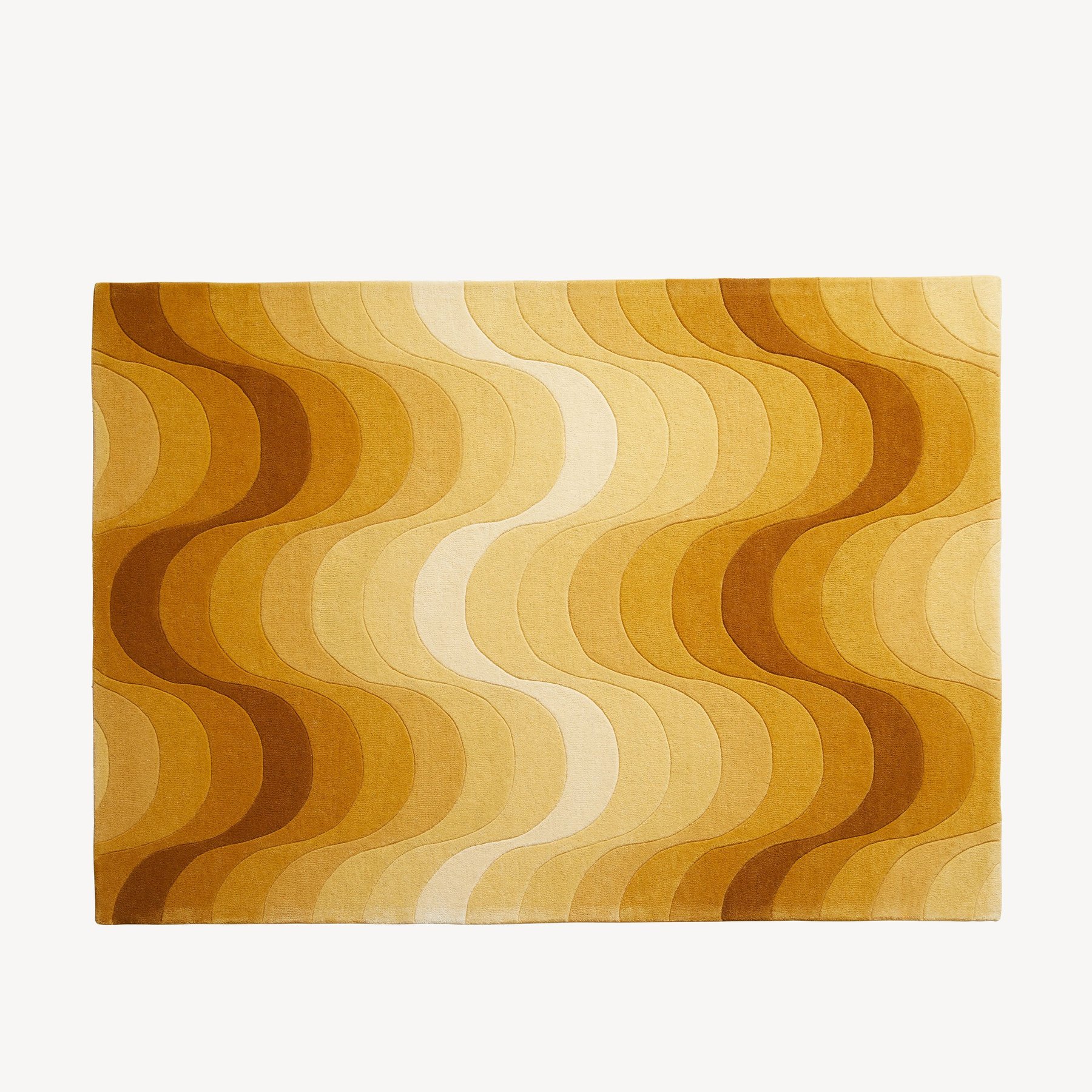 WAVE RUG YELLOW 地毯