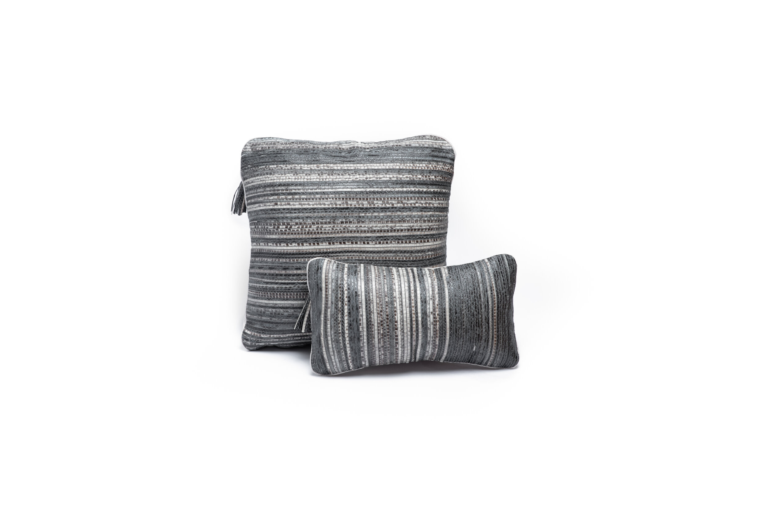 KIFU PARISWoven Snakeskin Cushion靠垫